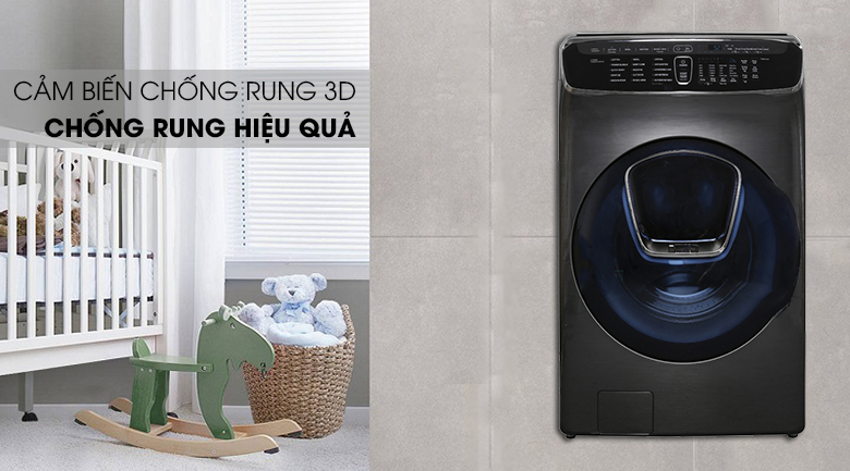 Máy giặt lồng đôi Samsung FlexWash WR24M9960KV/SV - chống rung