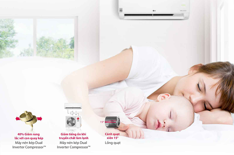 Máy lạnh LG Inverter 1 Hp V10ENW1 Máy lạnh LG Inverter 1 Hp V10ENW1