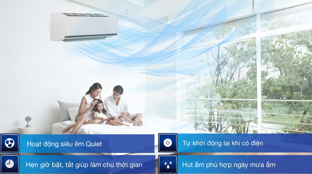 Máy lạnh Daikin Inverter 1 HP FTKB25WMVMV