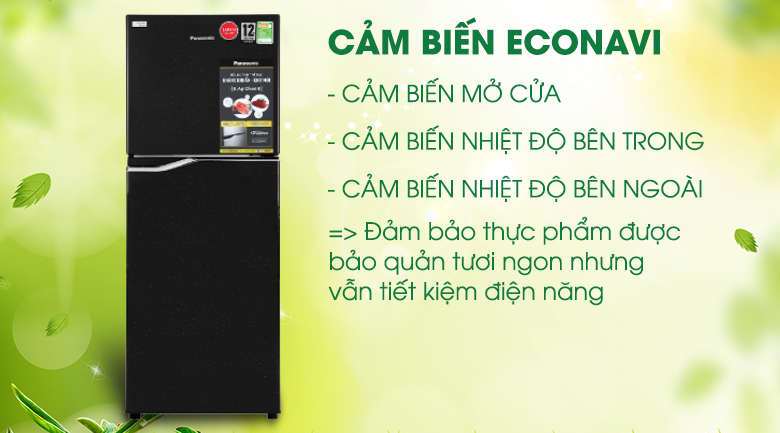 Tủ lạnh Panasonic Inverter 188 lít NR-BA229PKVN